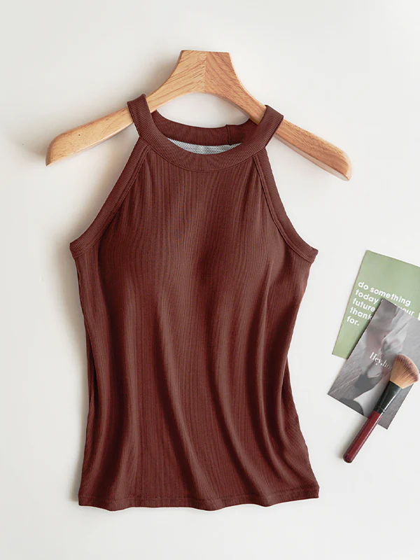 All-In-One Neck Strap Tank Top - Image 7
