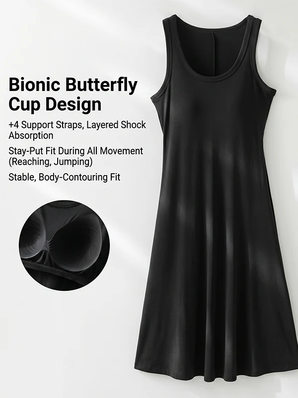 Built-in bra cooling-feel dress - Image 5