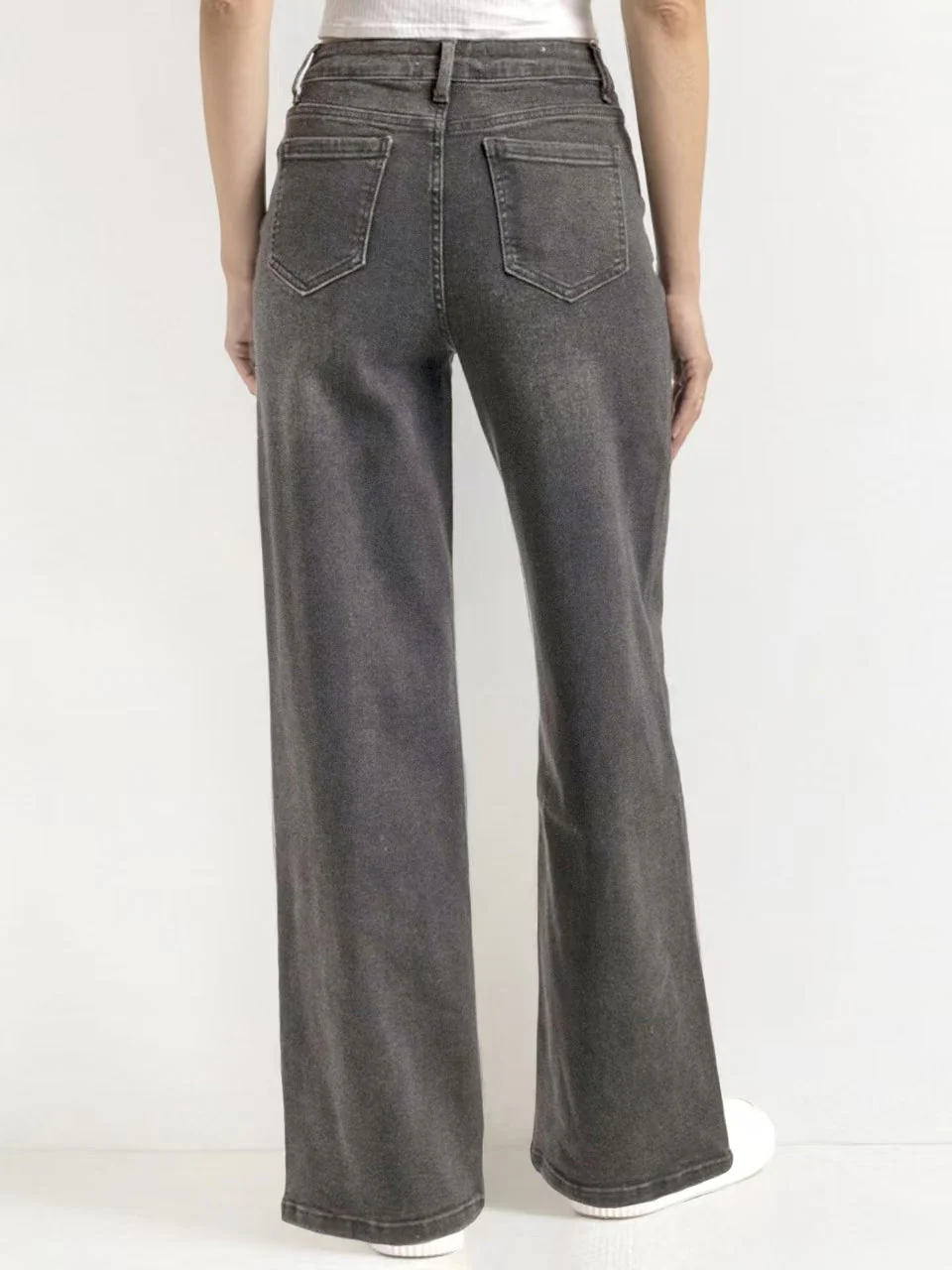 Comfort-Flex Wide Leg Denim Jeans - Image 10