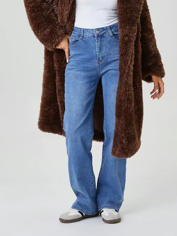 Comfort-Flex Wide Leg Denim Jeans - Image 8