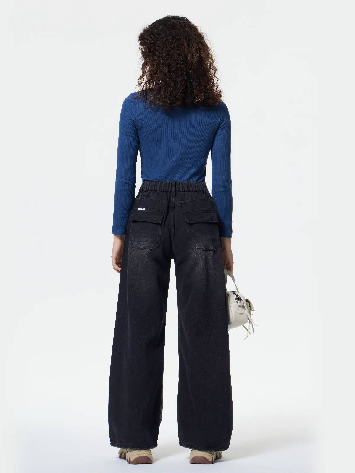 Dark Wash Vintage Baggy Jeans - Image 12