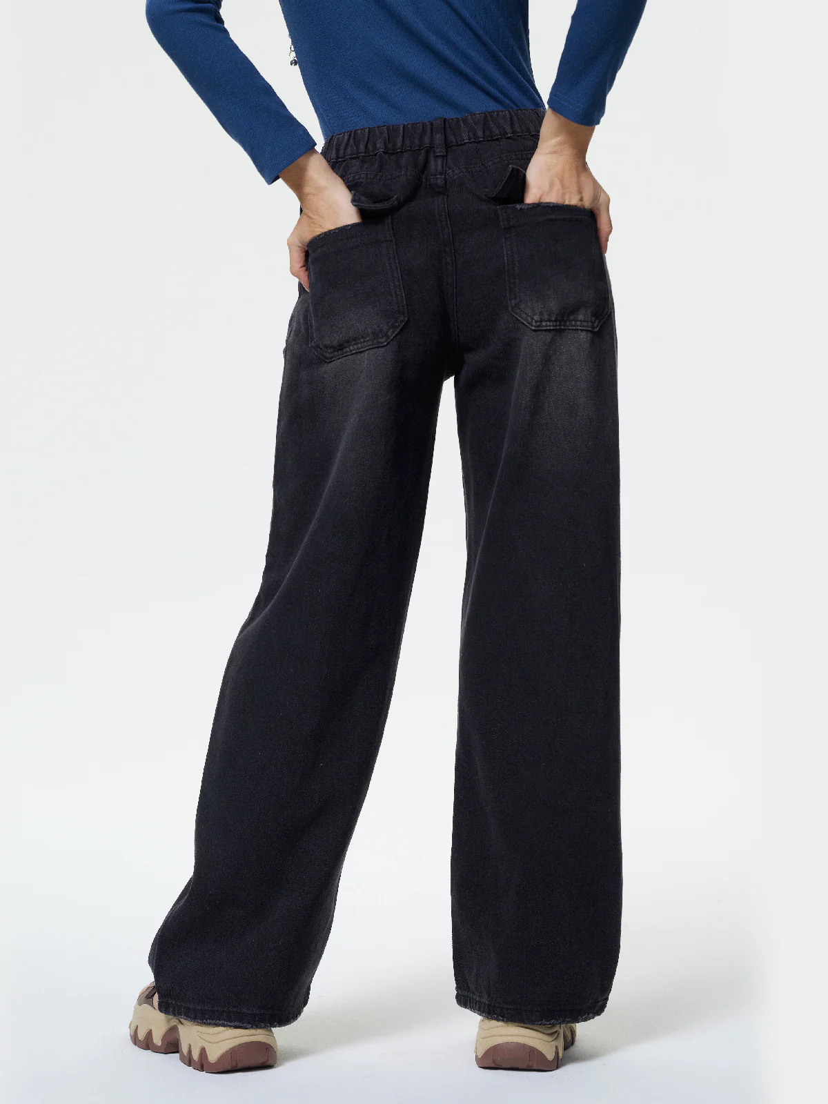 Dark Wash Vintage Baggy Jeans - Image 14