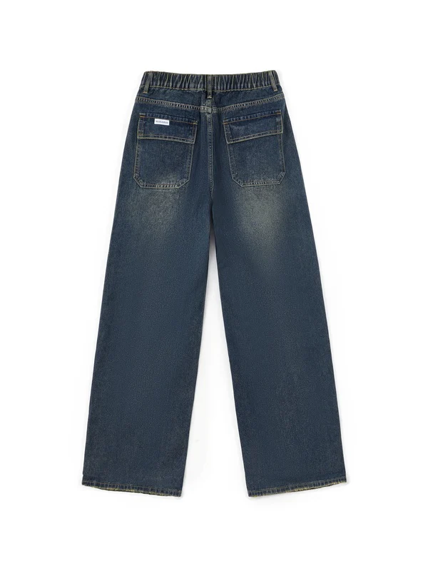 Dark Wash Vintage Baggy Jeans - Image 20