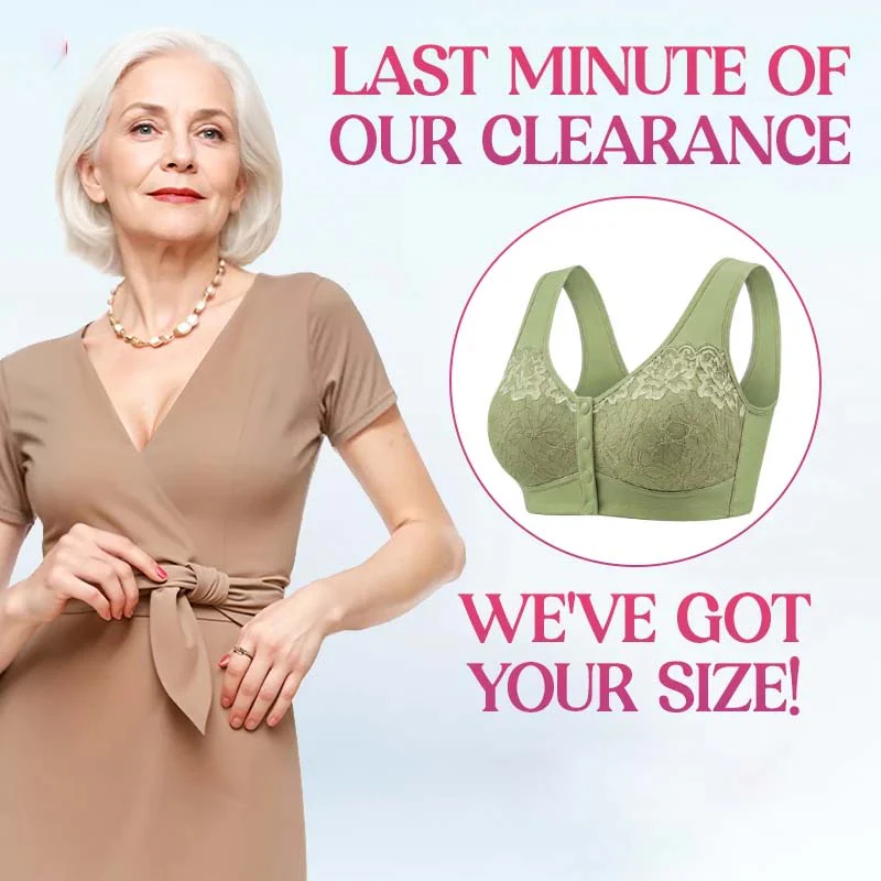 Front Closure Breathable Cotton Lifting Bra - Image 10