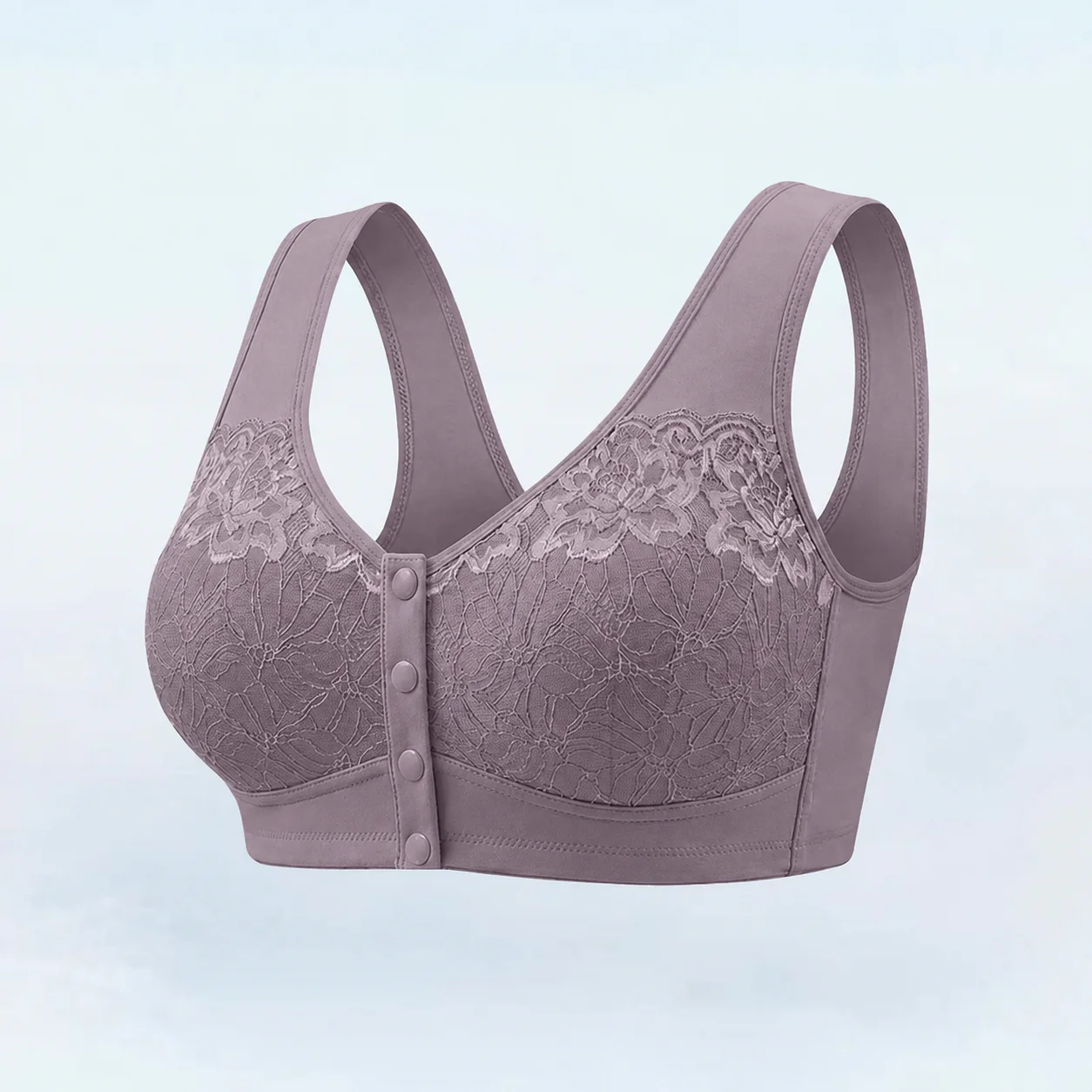 Front Closure Breathable Cotton Lifting Bra - Image 14