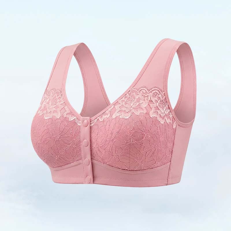 Front Closure Breathable Cotton Lifting Bra - Image 15
