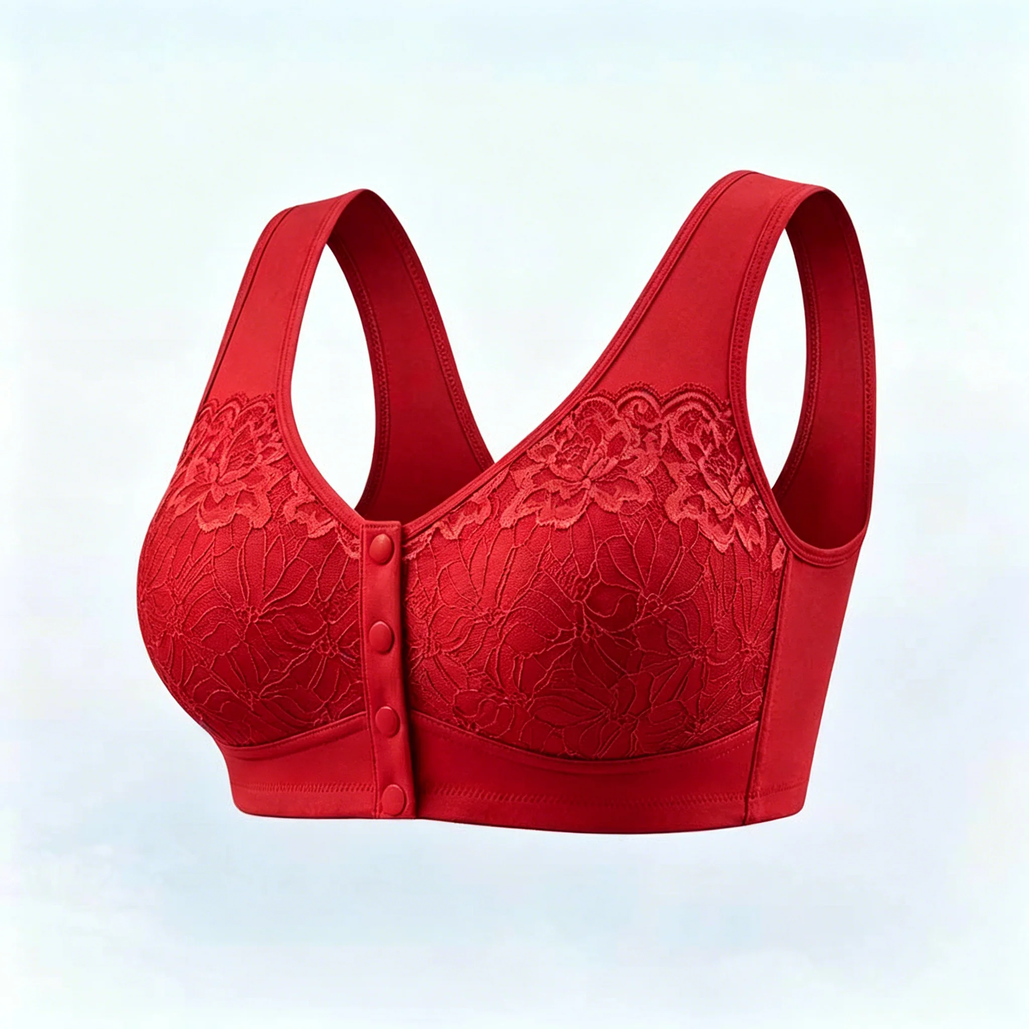 Front Closure Breathable Cotton Lifting Bra - Image 17