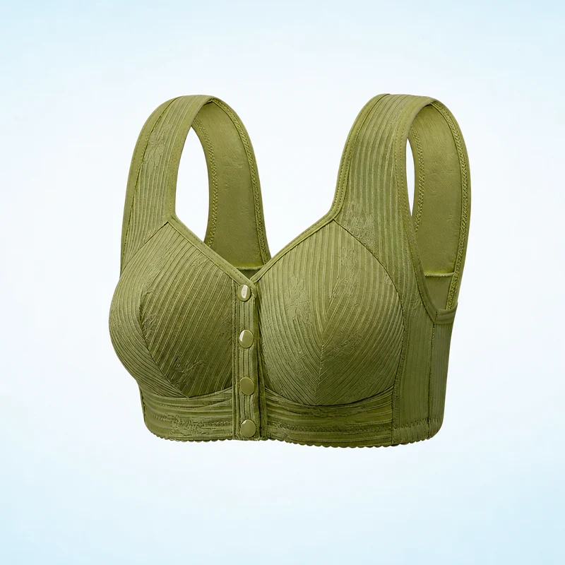Front Closure Breathable Cotton Lifting Bra - Image 19