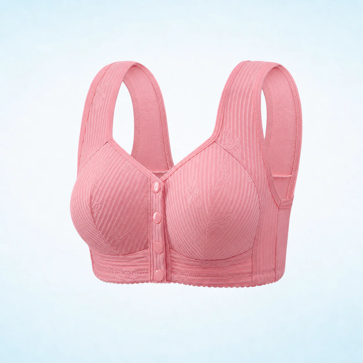 Front Closure Breathable Cotton Lifting Bra - Image 21