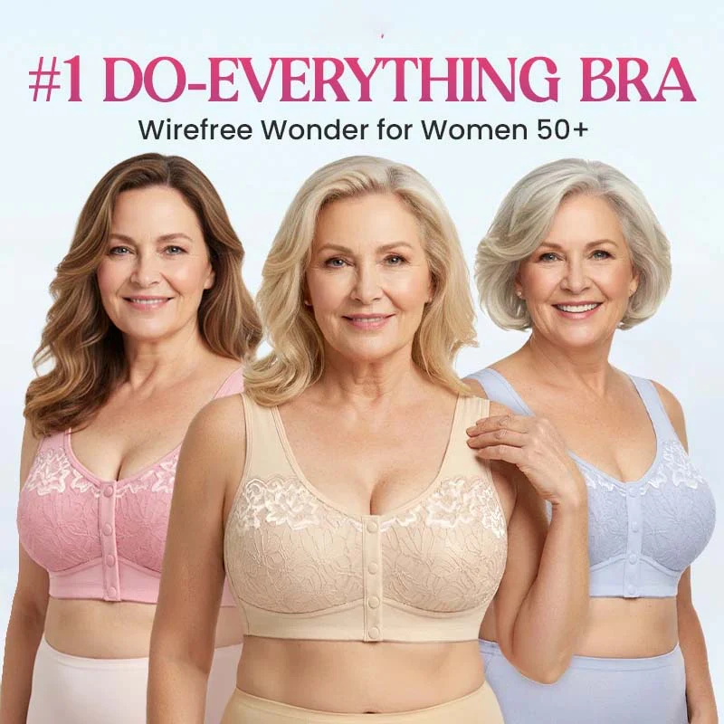 Front Closure Breathable Cotton Lifting Bra - Image 4