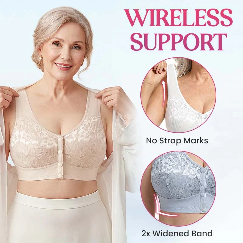 Front Closure Breathable Cotton Lifting Bra - Image 8