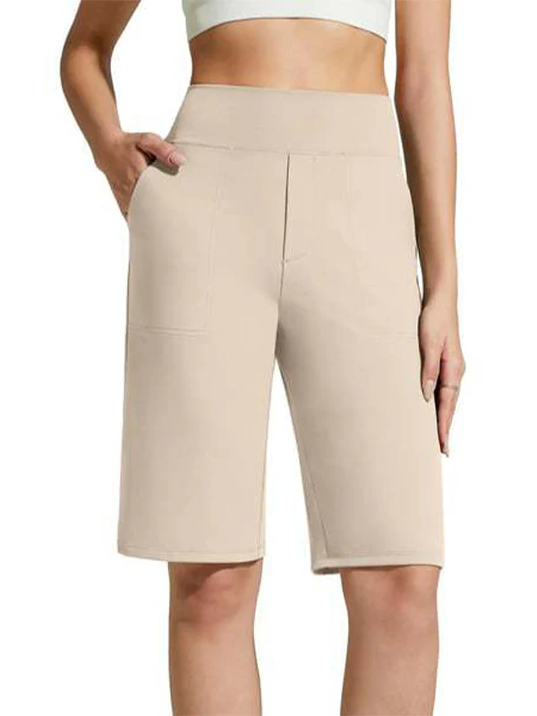 Knee Length Shorts with Pockets - Image 11