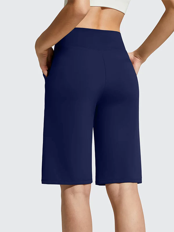Knee Length Shorts with Pockets - Image 3