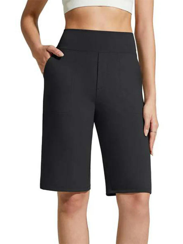 Knee Length Shorts with Pockets - Image 7