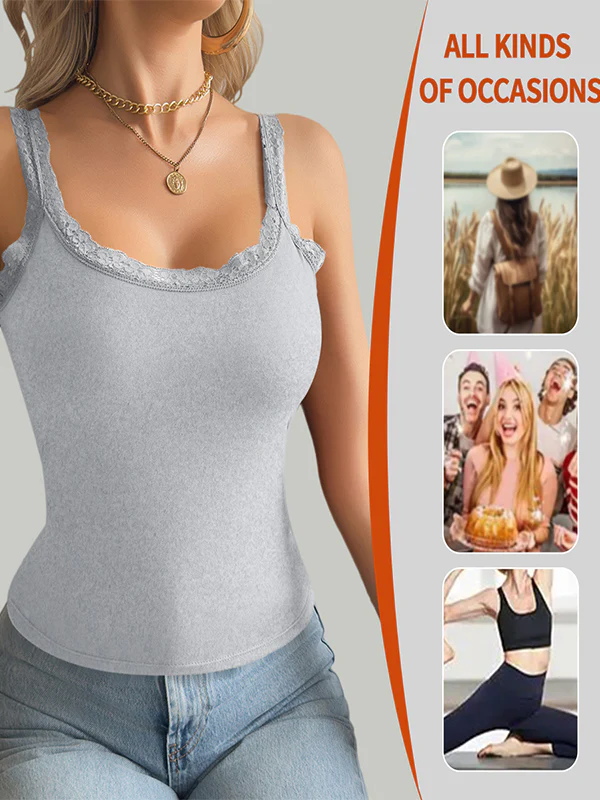 Liner Built-In Padding Tank Top - Image 8