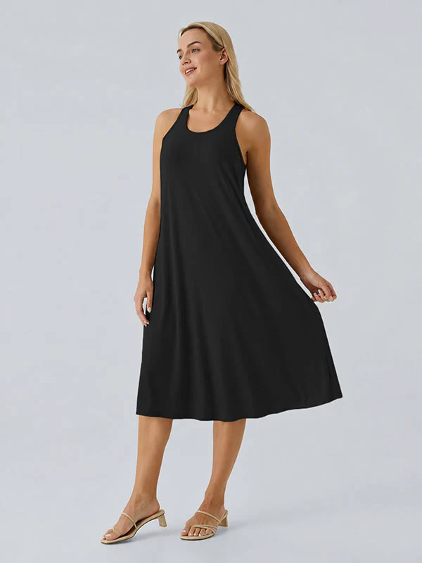 Loose Camisole Dress with Built-in Bra - Image 6