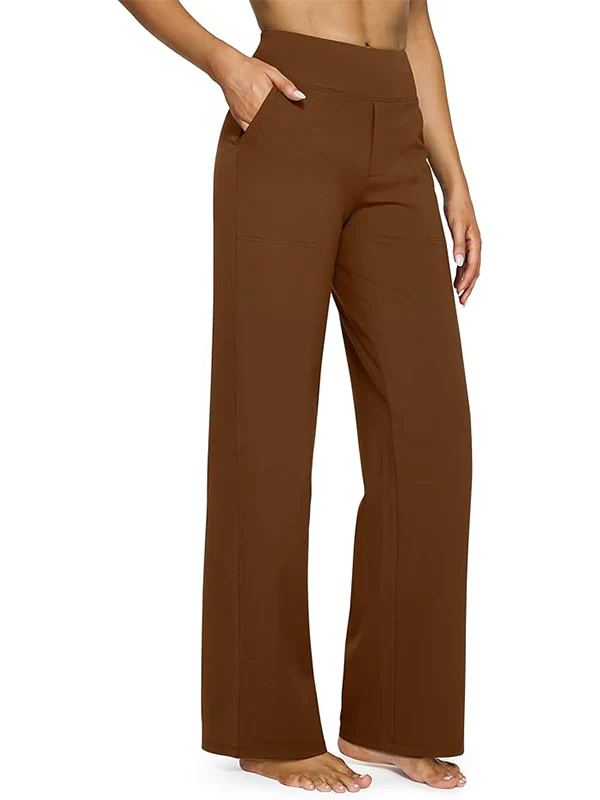 Loose High-Waist Stretch Casual Pants - Image 15