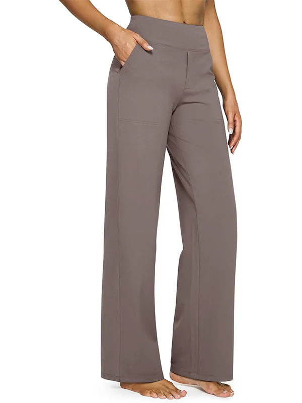 Loose High-Waist Stretch Casual Pants - Image 16