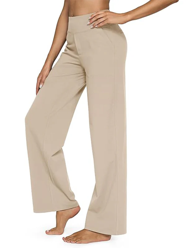 Loose High-Waist Stretch Casual Pants - Image 6