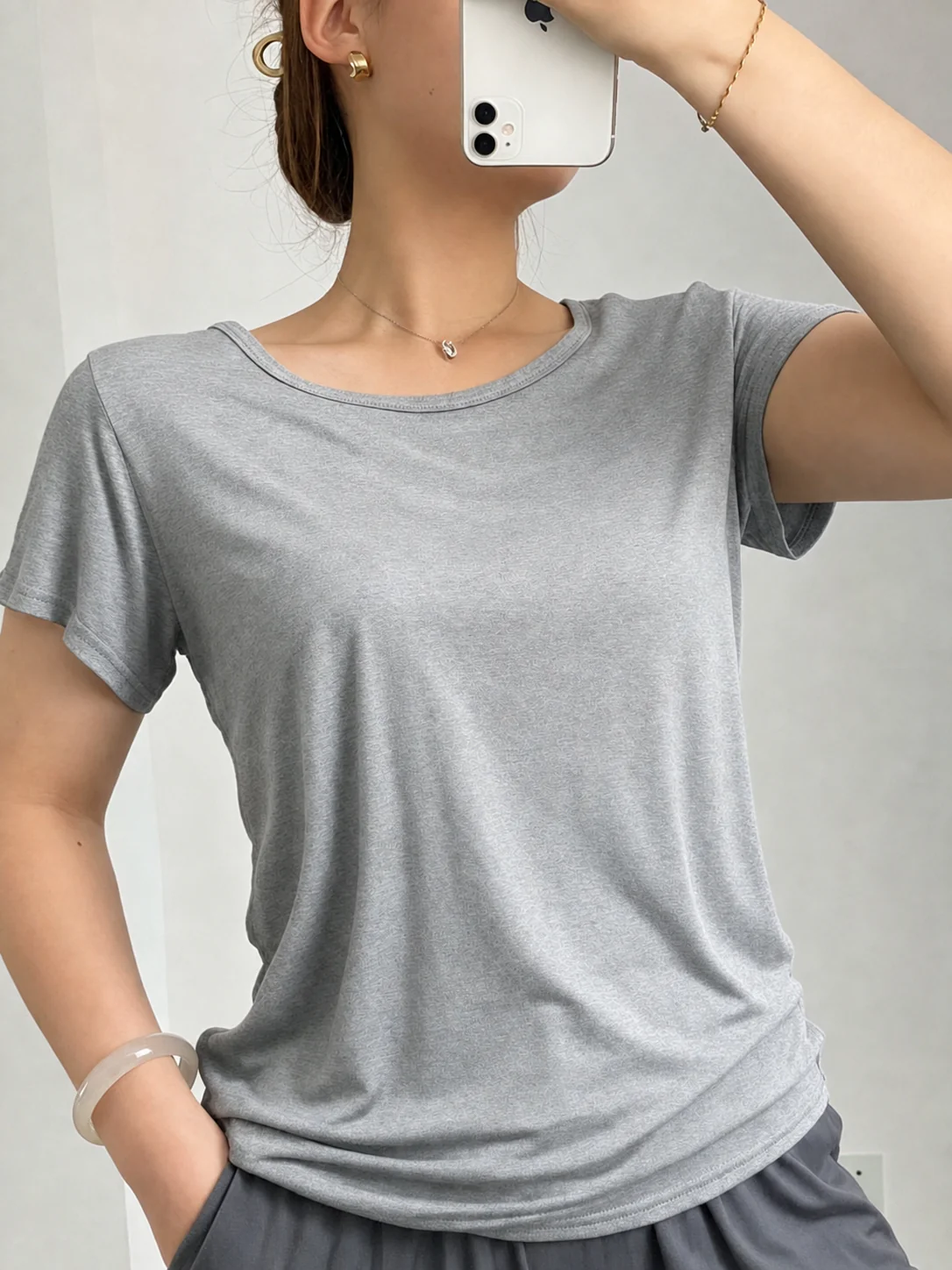 Modal Built-In Pads Short Sleeve - Image 7