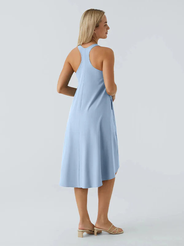 Racerback Side Pocket Quick Dry Casual Dress - Image 13