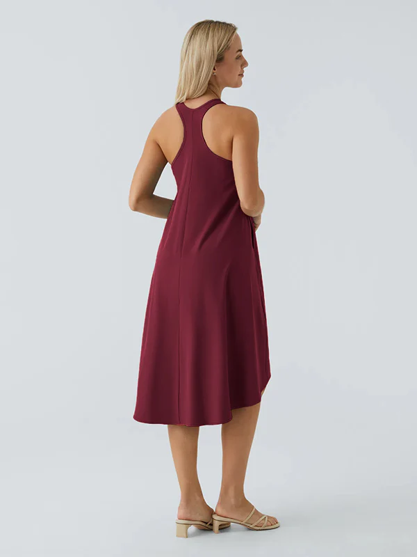 Racerback Side Pocket Quick Dry Casual Dress - Image 15