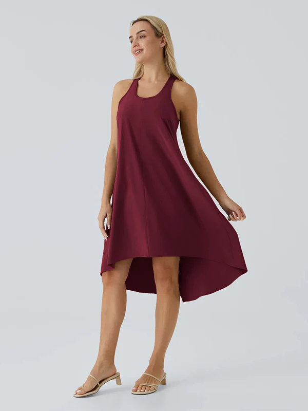 Racerback Side Pocket Quick Dry Casual Dress - Image 16