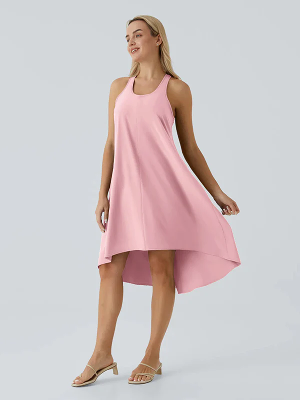 Racerback Side Pocket Quick Dry Casual Dress - Image 17