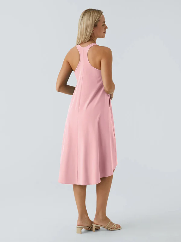 Racerback Side Pocket Quick Dry Casual Dress - Image 18