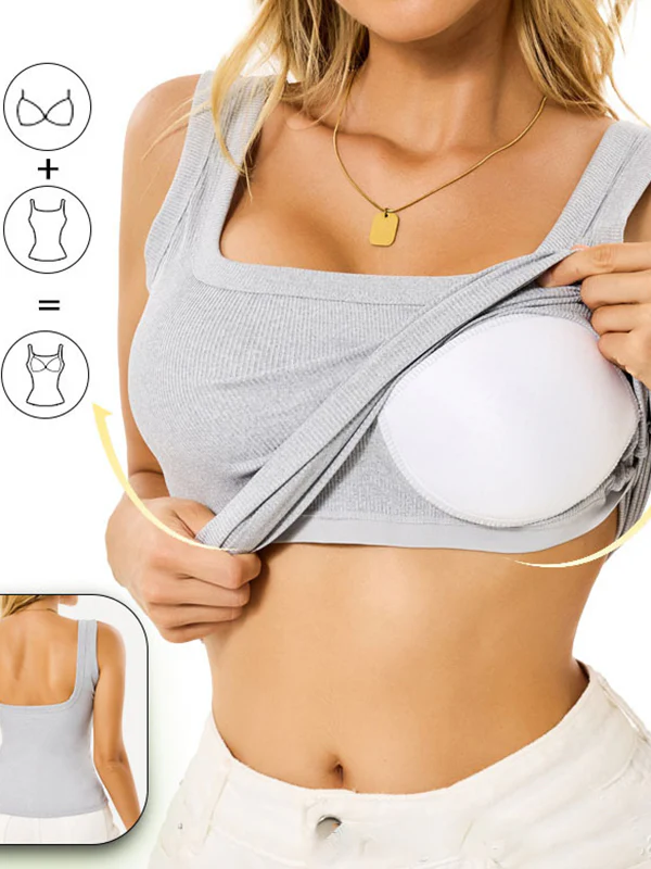 Removable Breast Pads Tank Top - Image 10
