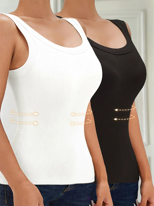 Seamless Backless Bra Pads Tank Top - Image 5