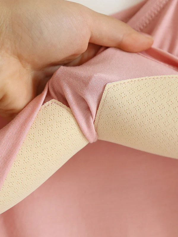 U-Neck Modal Dress Built-in Bra - Image 3