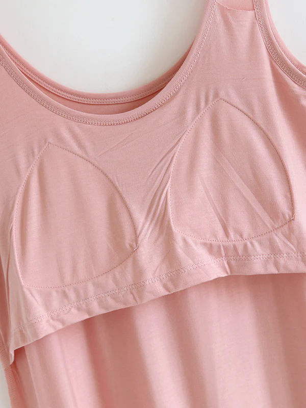 U-Neck Modal Dress Built-in Bra - Image 6