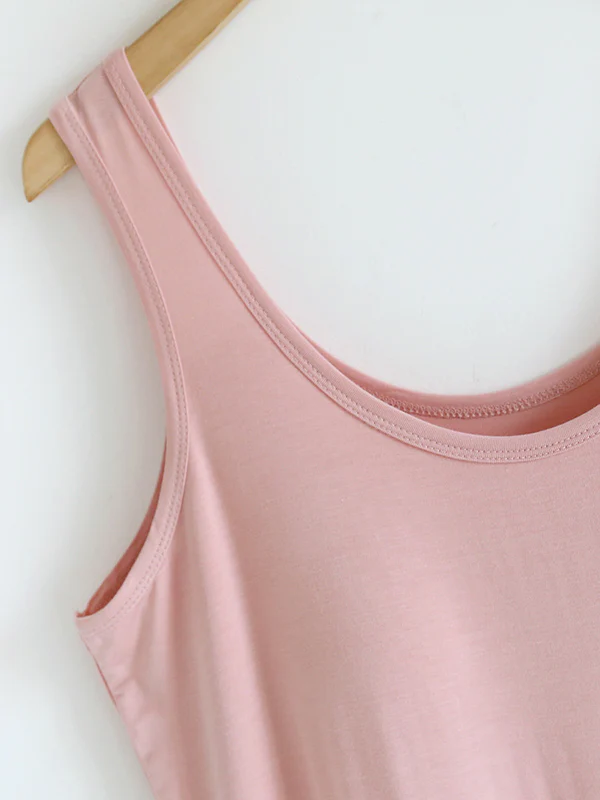 U-Neck Modal Dress Built-in Bra - Image 7