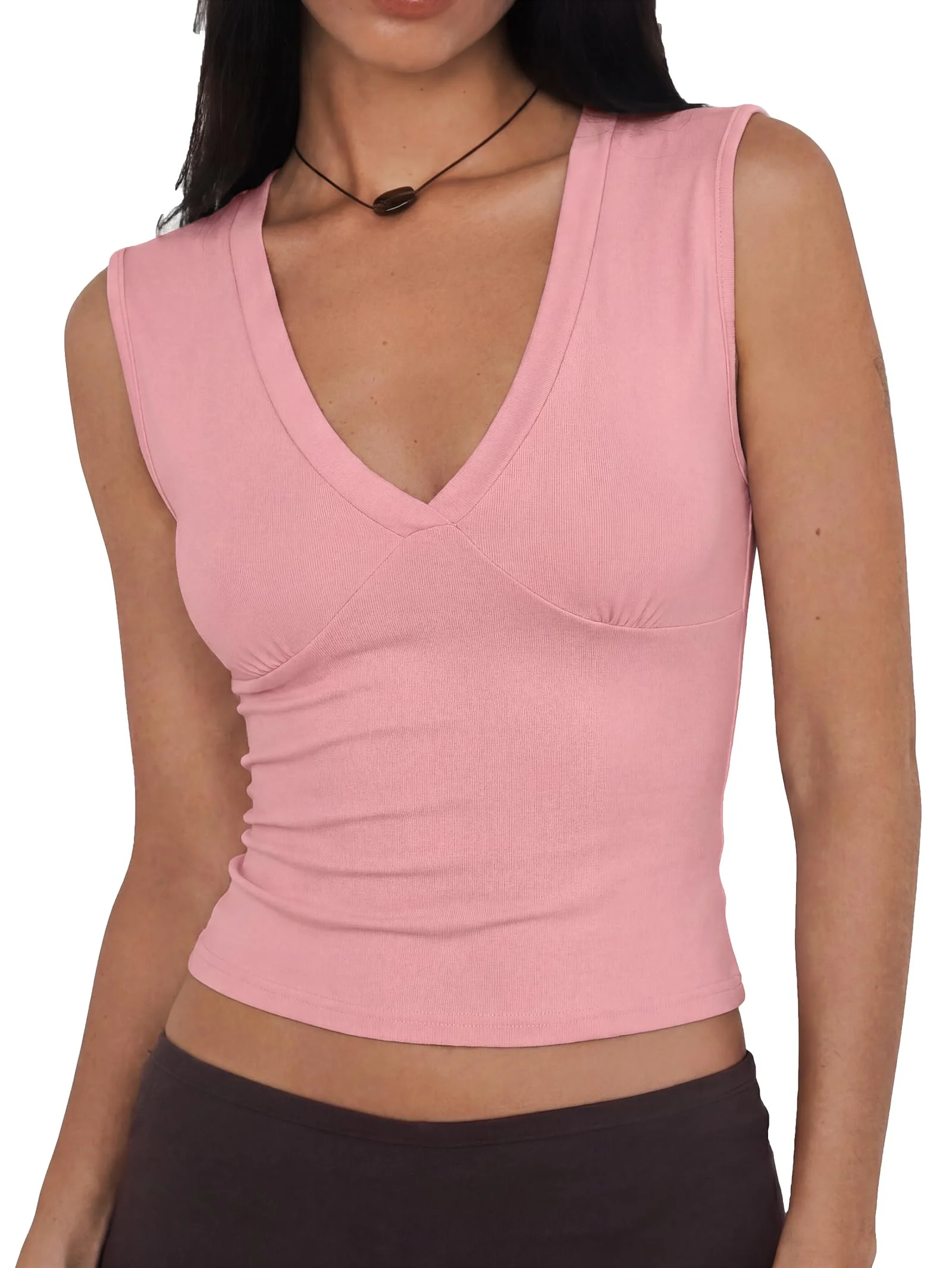 Women Deep V Neck Tops - Image 13