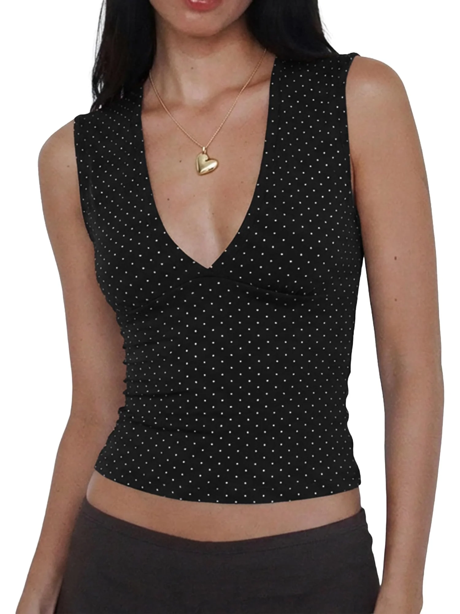 Women Deep V Neck Tops - Image 16