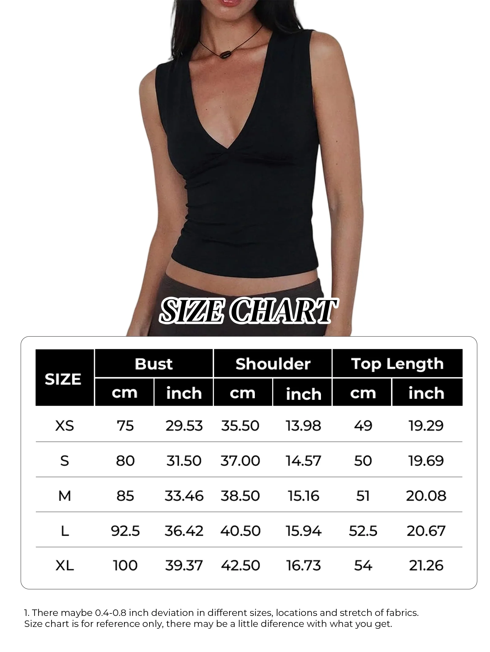 Women Deep V Neck Tops - Image 8