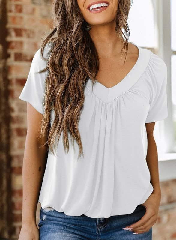 Women's Casual Summer  V Neck Tops - Image 12