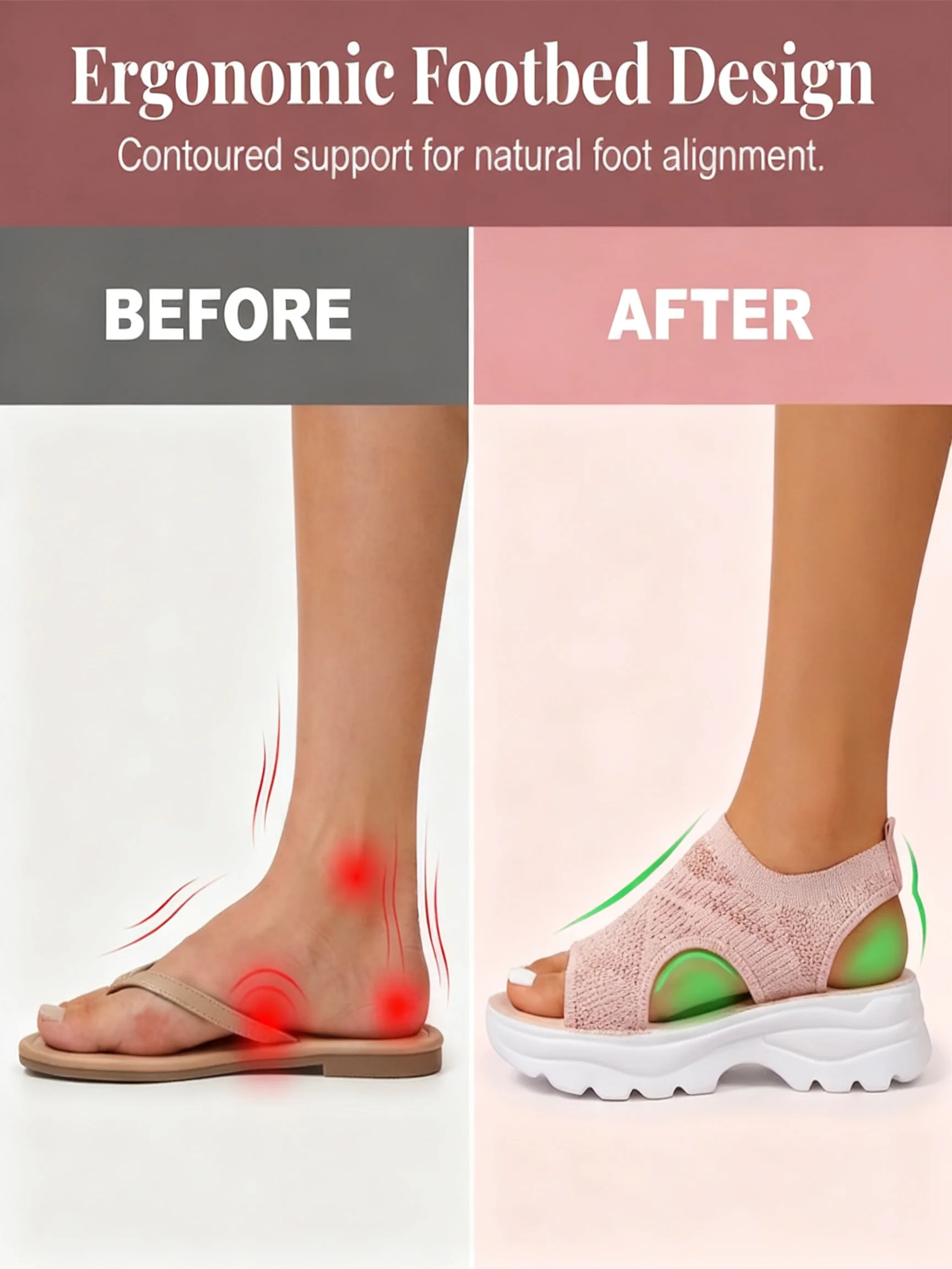 Women's Comfy Orthopedic Sandals - Image 2