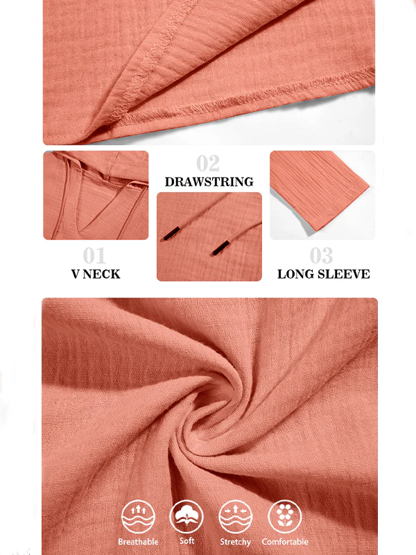 Women's V Neck Beach Cover Up - Image 3