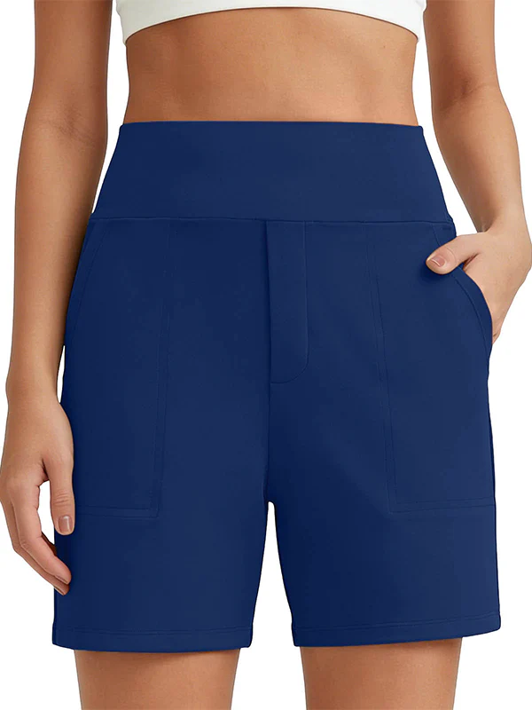 Women's Wide Leg Shorts with Pockets - Image 16