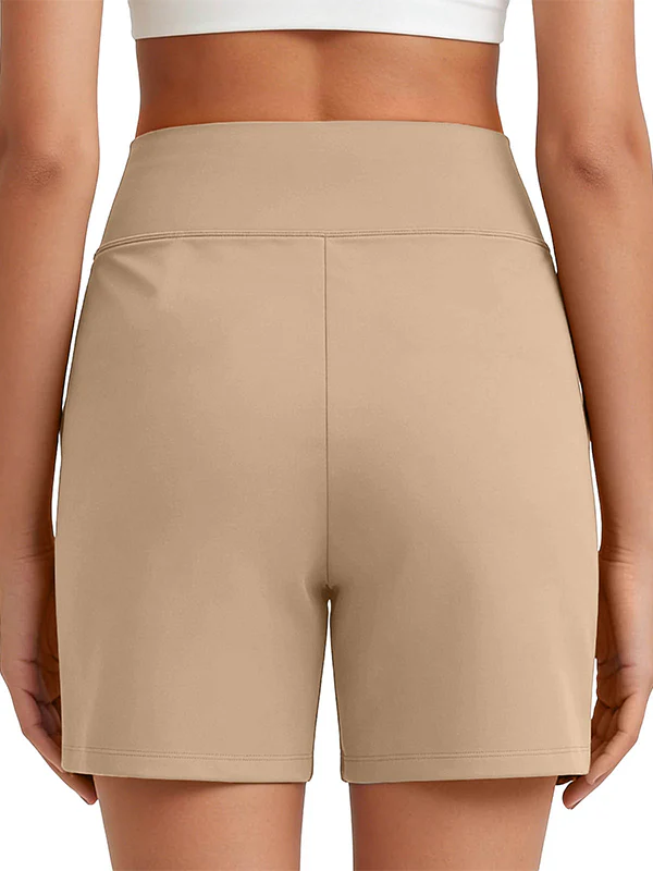 Women's Wide Leg Shorts with Pockets - Image 6