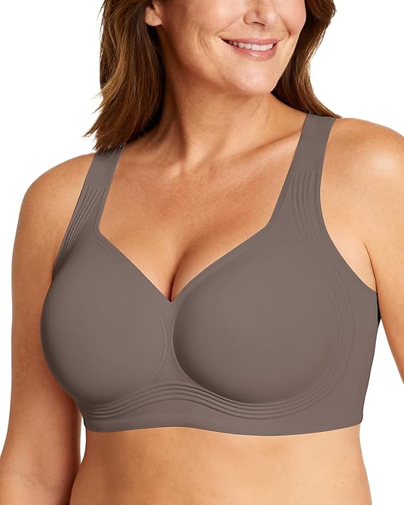 Womens Wireless Jelly Comfort Bra Full Supportive - Image 13