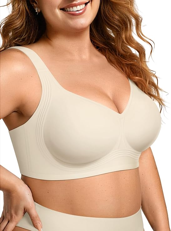 Womens Wireless Jelly Comfort Bra Full Supportive - Image 6